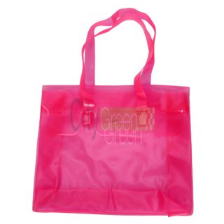 New Ladis Beach Carry Bag Cool Summer Women Waterproof Handbag Pink