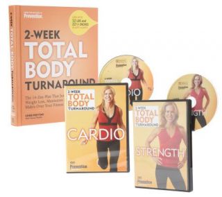 Prevention Two Week Total Body Turnaround Workout DVDs and Book