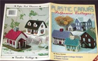 Plastic Canvas Potourri Cottages 9 Quaint English Cottage Designs
