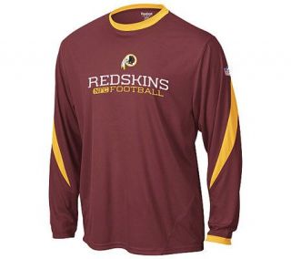 NFL Redskins Long Sleeve Inverter Performance T Shirt —