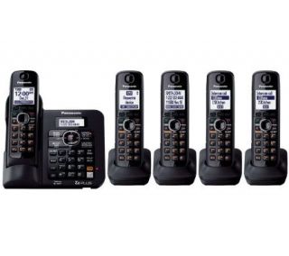 Panasonic DECT 6.0 Plus Answering System with 5Handsets —