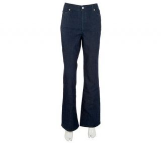 Liz Claiborne New York Petite Five Pocket Boot Cut Jeans —