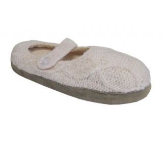 Soft Ones Cable Knit Mary Janes —