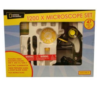 National Geographic Microscope 47 Piece Set