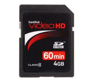 SanDisk 4GB VideoHD High Performance Video Card —