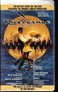 Columbia Tristar Riverdance The Show VHS 1996 Clam Shell Case