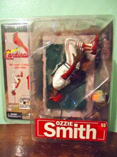McFarlane Cooperstown Collection MLB Ozzie Smith Series 4 White Jersey
