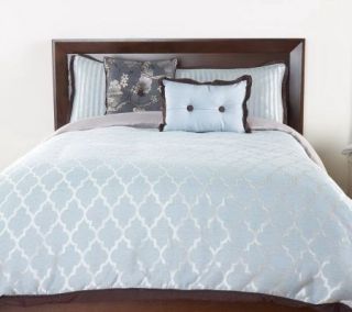 AngeloHome Westgate KG Comforter Sham and 2 Accent Pillows — 