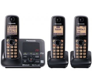 Link to Cell KXTG7623B Bluetooth Convergence Phone w/3Handsets 