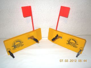 Off Shore Fishing Side Planer Boards Right & Left Outrigger