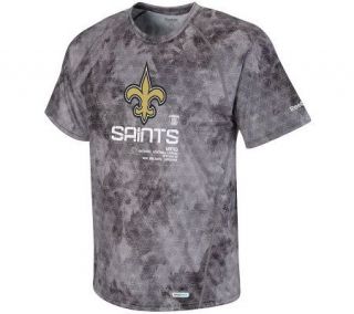 NFL Saints Sideline United Print Short Sleeve T Shirt —