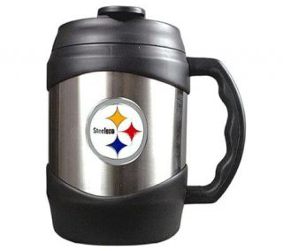 NFL Pittsburgh Steelers 52 oz Stainless Steel Macho Travel Mug