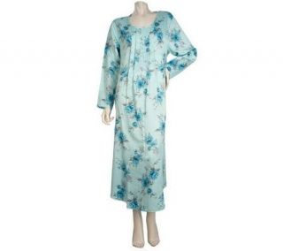 Carole Hochman Water Roses Brush Back Satin 51 Gown —