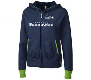 NFL Seattle Seahawks Womens Plus Size Chant Hooded Fleece —