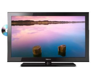 Toshiba 19 Diagonal LED HD TV with Built In DVD & PC Port —