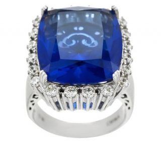 Smithsonian Simulated Logan Sapphire Ring —