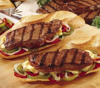 Kansas City Steak Company (48) 4 oz Sandwich Steaks —