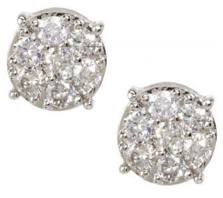 Affinity Diamond 1/4 ct tw Round Cluster Studs, 14K —