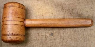  Head Wood Mallet for Light Metal Work Tinsmith Coppersmith Good