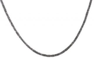 Diamonique Sterling 22.50 ct tw Caged Mesh 20 Necklace —