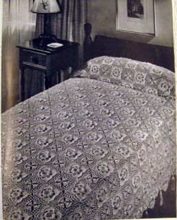 Crochet Pattern Booklet Favorites Doilies Tablecloth Bedspread
