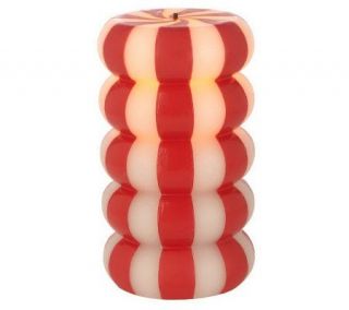 CandleImpressio 5 Holiday Candy FlamelessCandle with Timer —
