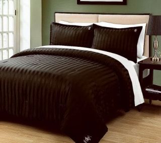 Beverly Hills Polo Club 3 Piece Dobby Full/Queen Comforter Set