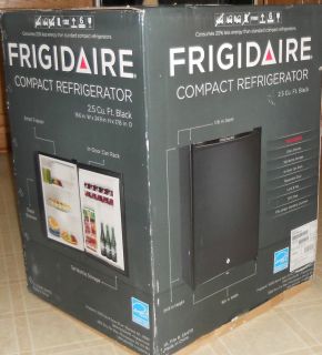  Cubic Foot Compact Black Mini Refrigerator w Lock BFPH25M4LB