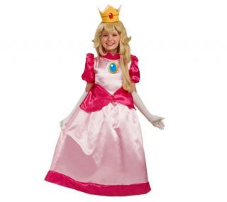 Super Mario Deluxe Princess Peach Child Costume —