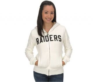 NFL Oakland Raiders Womens Jacket with Sweater Lined Hood —