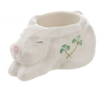 Belleek Bunny Tea Light Candleholder —