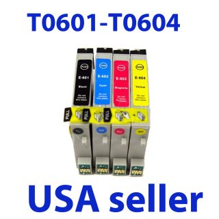 4pk Compatible Ink Cartridge T0601 T0602 T0603 T0604 for Epson C88