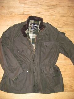 Amazing Barbour Cowen Commando Waxed Cotton Jacket Sz 48 Must See