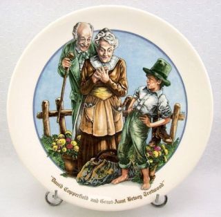 Charles Dickens Copperfield Great Aunt Betsey Plate