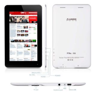 Teclast P76E Android 4 1 Dual Core Tablet 1GB 8GB 1 6GHz Camera