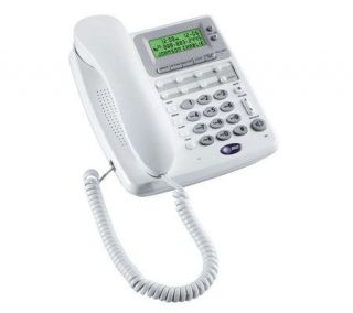 AT&T 950 Corded Phone with Caller ID/Call Waiting   White —