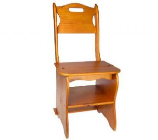 Ben Franklin Convertible Wooden Chair/ Step Stool —
