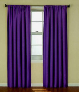Corinne Kids Eclipse 42 x 63 Panel Purple Blackout Drape Curtain