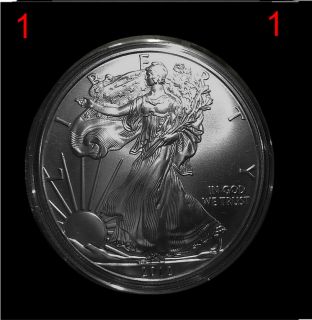 2012 1 x 1 oz BU Silver Eagle Coin 999 US Mint Protective Airtite