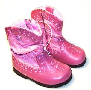 Circo Girls Toddler 4 Pink Boots Cowgirl Cowboy Hearts