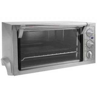 CooksEssentials 6 Slice Stainless Steel Convection Oven —