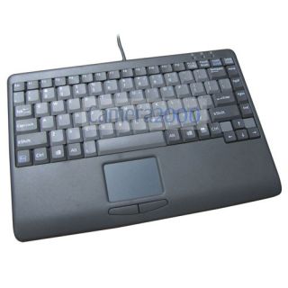 Laptop Style Wired Keyboard Touchpad for PC USB 88 Key