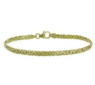 As IsColorsof Gold Byzantine 8 Bracelet 14K Gold, 3.5g —