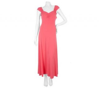 Susan Graver Liquid Knit Wide Strap Sleeveless 52 Maxi Dress