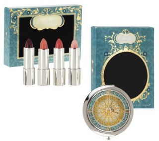 Disney Cinderella Moonlit Kiss 4 pc Lipsticks with Compact —