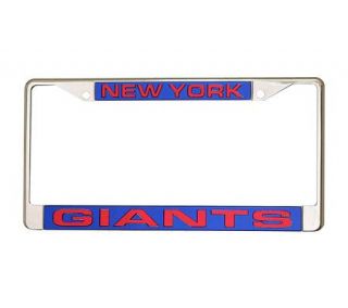 NFL New York Giants Laser Chrome License PlateFrame   F193461