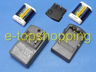 2pc Battery Charger for Canon 2CR5 EOS 1v HS R2CR5