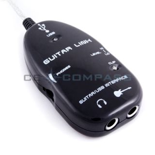 New Guitar to USB Interface Link Cable PC Mac Recording