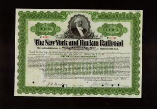 New York Harlem Railroad 1949 Cornelius Vanderbilt