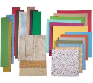 120 piece Textured Self Adhesive Cardstock —